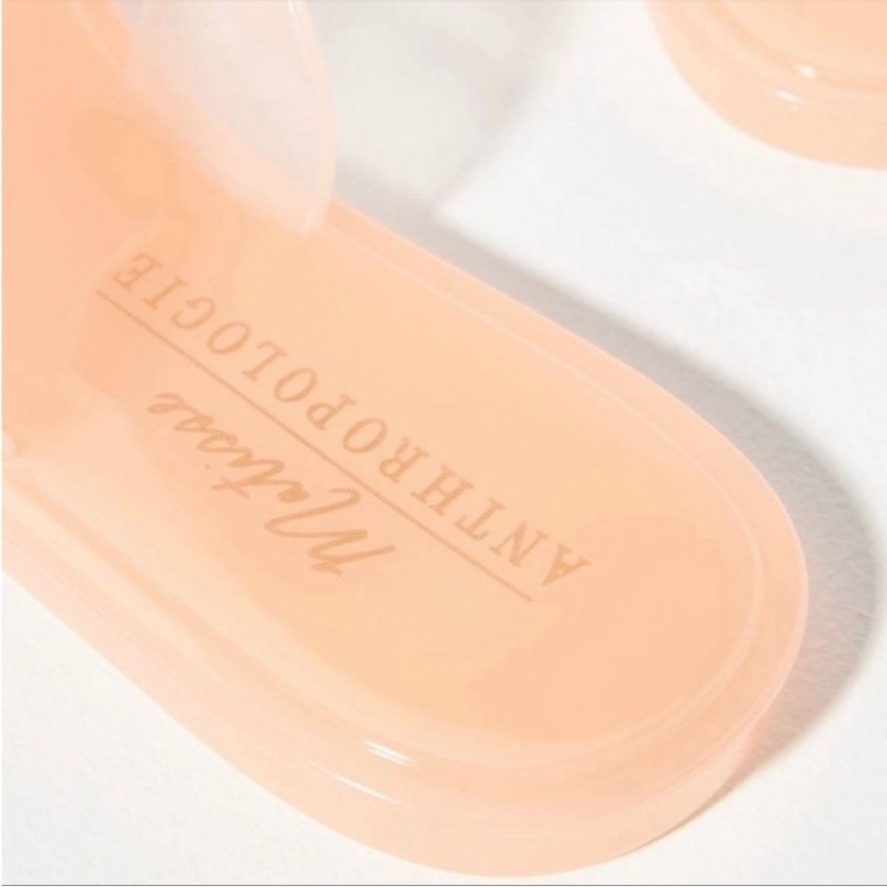 Anthropologie Matisse Jelly Slide Sandals in ballerina pink. - Picture 3 of 6